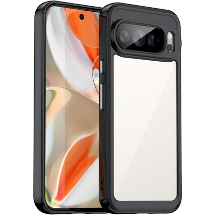 Mobigear Crystal Coque Google Pixel 10 Pro XL Coque arrière Rigide - Noir