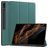 Mobigear Tri-Fold Gel Coque Samsung Galaxy Tab S9 Ultra Etui en TPU,Similicuir + Porte-crayon - Vert