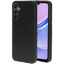 Mobiparts Classic Coque Samsung Galaxy A15 Coque arrière en TPU Souple - Matt Black