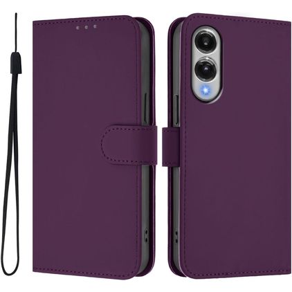 Mobigear Urban Wallet Housse Samsung Galaxy S25 Edge Etui Porte-Monnaie - Violet