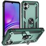 Mobigear Armor Ring Coque Samsung Galaxy A05 Coque arrière Rigide Anti-Chocs avec Anneau-Support - Vert