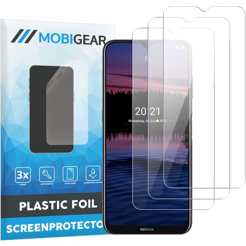 Mobigear Nokia G20 Protection d'écran Film - Compatible coque (Lot de 3)