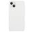 Mobigear Rubber Touch Coque iPhone 15 Coque arrière en Silicone - Blanc