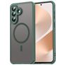 Mobigear Shockproof Samsung Galaxy A57 MagSafe Plastique rigide Coque arrière - Vert