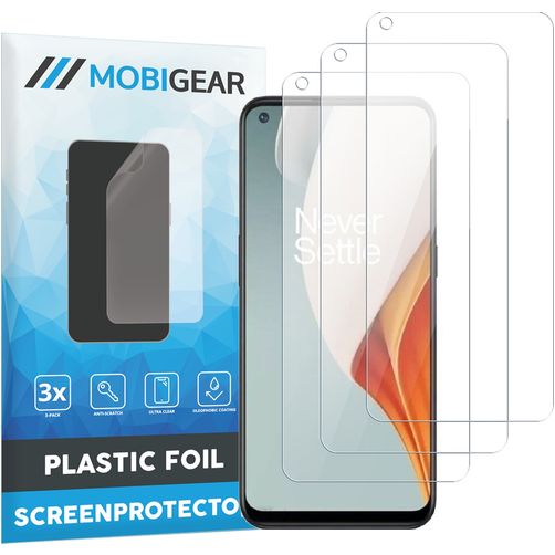 Mobigear OnePlus Nord N100 Protection d'écran Film - Compatible coque (Lot de 3)