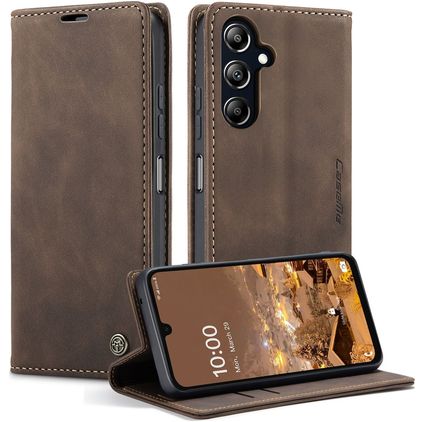 CaseMe 013 Housse Samsung Galaxy A16 Etui Porte-Monnaie - Marron