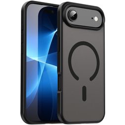 Mobigear Shockproof Coque iPhone Air MagSafe Coque arrière Rigide - Noir