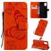 Mobigear Butterfly Housse Samsung Galaxy A51 Etui Porte-Monnaie - Orange