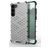 Mobigear Honeycomb Coque Samsung Galaxy S23 Plus Coque arrière Rigide Anti-Chocs - Blanc