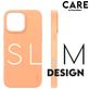 CARE by PanzerGlass Fashionable Coque iPhone 16 Pro Max MagSafe Coque arrière en Silicone - Peachy