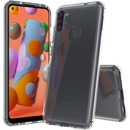 Mobigear Crystal Coque Transparente Samsung Galaxy A11 Coque arrière Rigide - Transparent