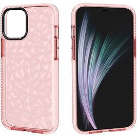 Mobigear Diamond Coque iPhone 12 Pro Max Coque arrière Rigide - Rose