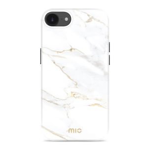 MIO Coque iPhone 17e MagSafe Coque arrière Rigide - White Marble