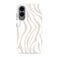 MIO Samsung Galaxy S25 Edge MagSafe Plastique rigide Coque arrière - Sandy Zebra