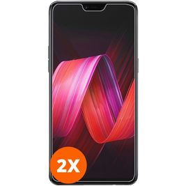 Mobigear OPPO RX17 Pro Verre trempé Protection d'écran - Compatible Coque (Lot de 2)