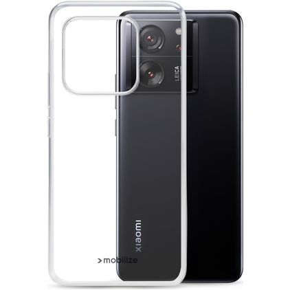 Mobilize Gelly Coque Transparente Xiaomi 13T Coque arrière en TPU Souple - Transparent