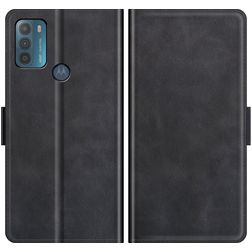Mobigear Slim Magnet Housse Motorola Moto G50 Etui Porte-Monnaie - Noir