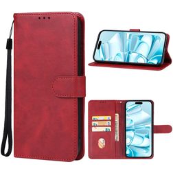Mobigear Wallet Housse iPhone 16 Etui Porte-Monnaie - Rouge
