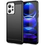 Mobigear Brushed Coque Xiaomi Redmi Note 12 Coque arrière en TPU Souple - Noir