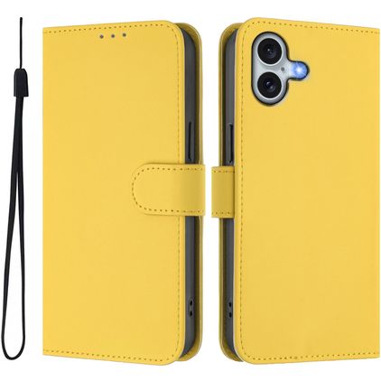 Mobigear Urban Wallet Housse iPhone 16 Plus Etui Porte-Monnaie - Jaune