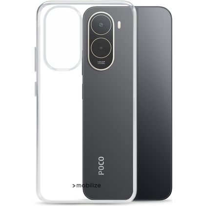 Mobilize Gelly Case Coque Transparente POCO C81 Pro Coque arrière en TPU Souple - Transparent