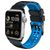 Mobigear Aero Armor Bracelet Silicone Apple Watch Fermeture boucle ardillon - 42/41/40/38 mm - Noir / Bleu