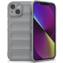 Mobigear Bumpy iPhone 14 TPU souple Coque arrière - Gris