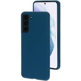 Mobiparts Coque Samsung Galaxy S21 Coque arrière en Silicone - Blueberry Blue Mobiparts Coque Samsung Galaxy S21 Coque arrière en Silicone - Blueberry Blue