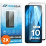 Mobigear Premium Xiaomi Redmi 10 4G Verre trempé Protection d'écran - Compatible Coque - Noir (Lot de 2)