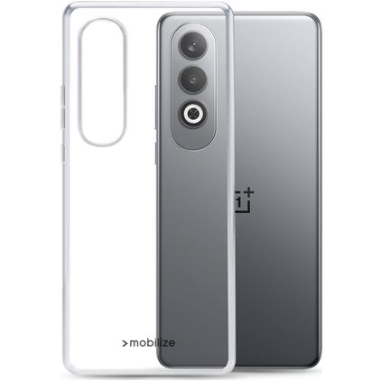 Mobilize Gelly Coque Transparente OnePlus Nord CE 4 Lite Coque arrière en TPU Souple - Transparent