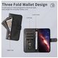 Mobigear Zipper Housse iPhone 17 Pro Etui Porte-Monnaie - Noir