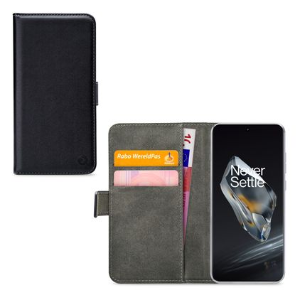 Mobilize Classic Gelly Wallet OnePlus 12 Étui Portefeuille - Noir