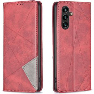 Mobigear Rhombus Slim Housse Samsung Galaxy S25 FE Etui - Rouge