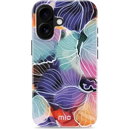 MIO Coque iPhone 16 MagSafe Coque arrière Rigide - Flowers