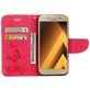 Mobigear Butterfly Housse Samsung Galaxy A5 (2017) Etui Porte-Monnaie - Rouge