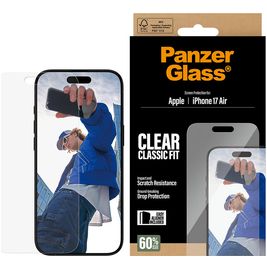 PanzerGlass Classic Fit iPhone Air Verre trempé Protection d'écran - Compatible Coque