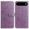 Mobigear Flowers Housse iPhone Air Etui Porte-Monnaie - Violet