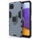 Mobigear Armor Ring Coque Samsung Galaxy A22 5G Coque arrière Rigide Anti-Chocs avec Anneau-Support - Bleu