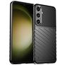 Mobigear Groove Coque Samsung Galaxy S24 Plus Coque arrière en TPU Souple - Noir