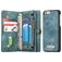 Caseme 008 Housse iPhone 6s Etui avec Coque Détachable Porte-Monnaie - Vert
