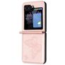 Mobigear Butterfly Coque Samsung Galaxy Z Flip 6 Coque arrière - Rose doré