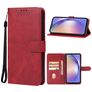Mobigear Retro Housse Samsung Galaxy A55 Etui Porte-Monnaie - Rouge