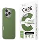 CARE by PanzerGlass Fashionable Coque iPhone 16 Pro MagSafe Coque arrière en Silicone - Vert