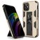 Mobigear Armor Stand Coque iPhone 12 Pro Max Coque arrière Rigide Anti-Chocs avec Support Amovible - Or
