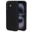 Mobiparts Coque iPhone 16 Coque arrière en Silicone - Noir