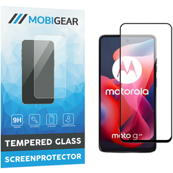 Mobigear Premium Motorola Moto G24 Verre trempé Protection d'écran - Compatible Coque - Noir