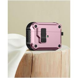 Mobigear Armor Clip Coque Apple AirPods Pro 3 - Rose