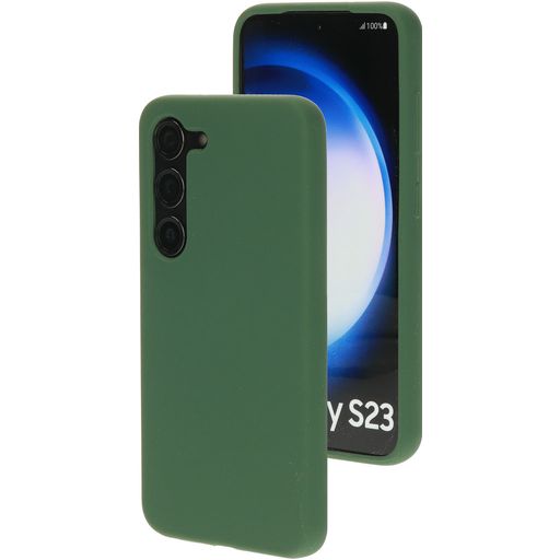 Mobiparts Coque Samsung Galaxy S23 Coque arrière en Silicone - Forest Green
