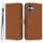 Mobigear Urban Wallet Housse iPhone 16 Plus Etui Porte-Monnaie - Marron