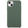 Mobigear Rubber Touch Coque iPhone 15 Plus Coque arrière en Silicone - Vert